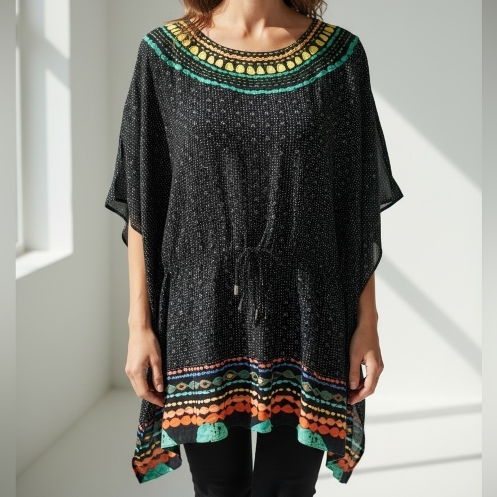 Rachel Roy Boho Kaftan Swim Coverup